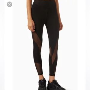 THE GIVING MOVEMENT SHEER PANEL NWOT HIGH WAIST SOFT LEGGINGS SZ LARGE